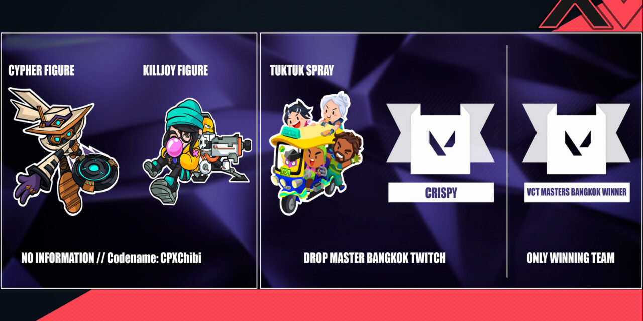 New VALORANT Drops and Titles Revealed for Masters Bangkok
