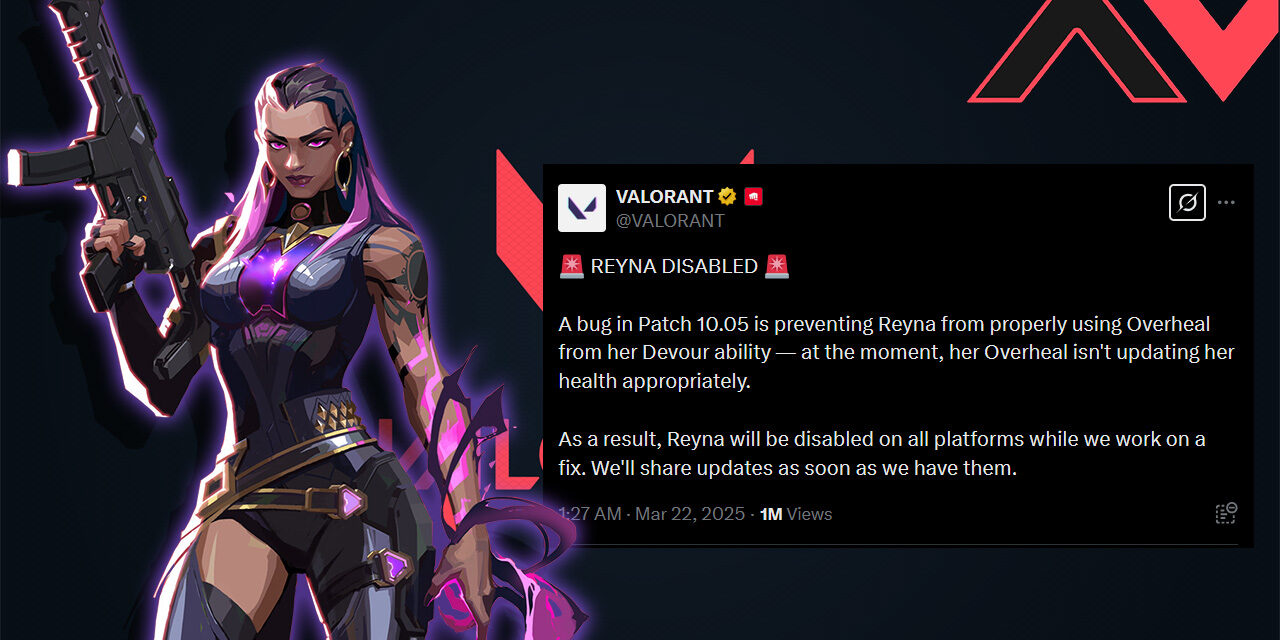 Reyna Disabled in Valorant Due to Game-Breaking BugNo Fix Until Next Week | AllValorant.gg