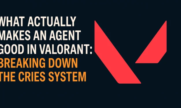 What Actually Makes an Agent Good in Valorant? Breaking Down the CRIES System
