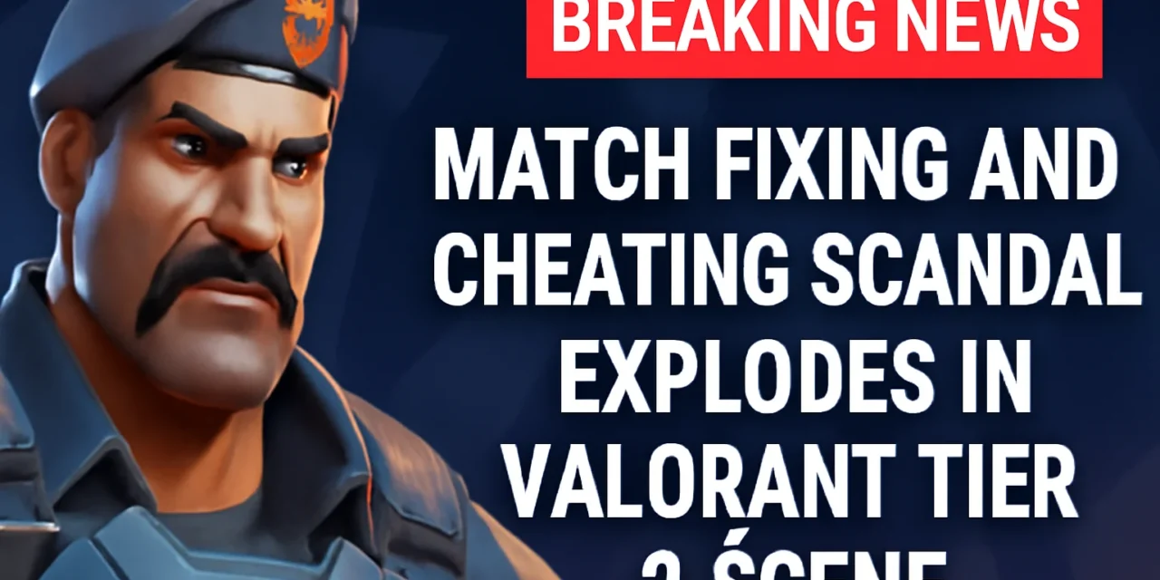 Match Fixing and Cheating Scandal Explodes in Valorant Tier 2 Scene