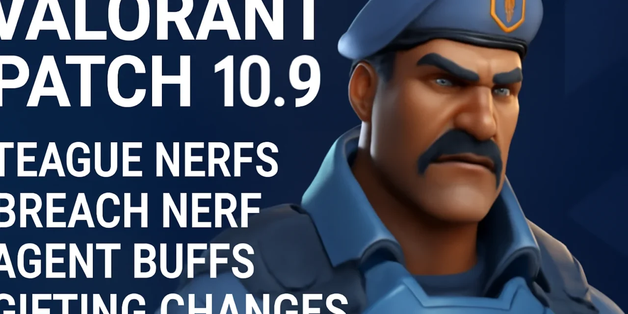 Valorant Patch 10.9: Massive Tejo Nerfs, Breach Adjustments, and Swiftplay Buffs