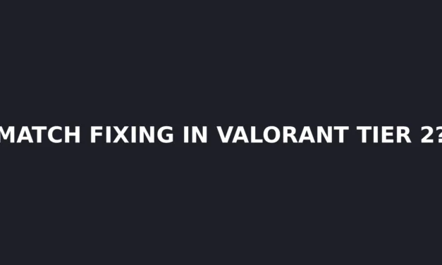 The Tier 2 Match Fixing Scandal: What We Know, What Riot Might Do, and Why It Matters