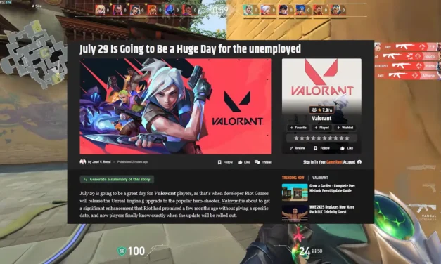 Valorant’s Unreal Engine 5 Update Is Almost Here — What You NEED to Know Before July 29th