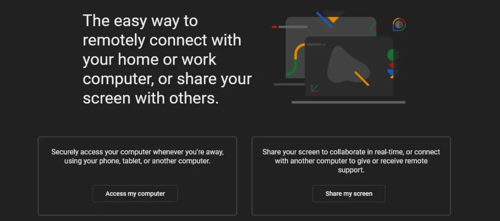 Chrome's remote access